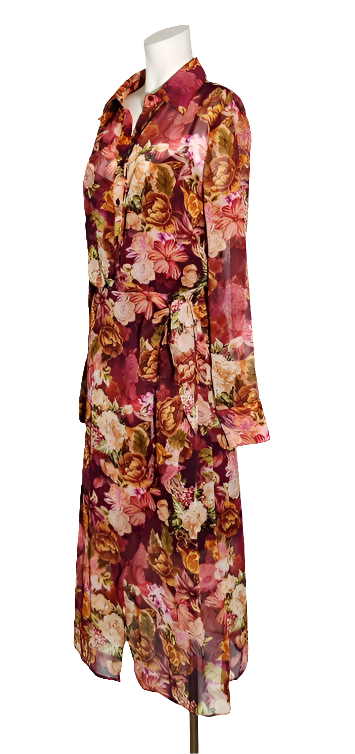 Guess Eco Vestido Lama Floral