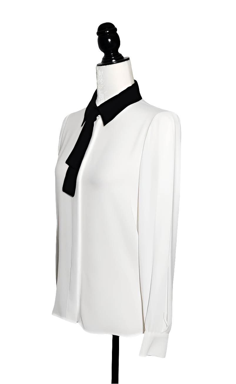 Liu Jo Camisa Blanca con Lazo