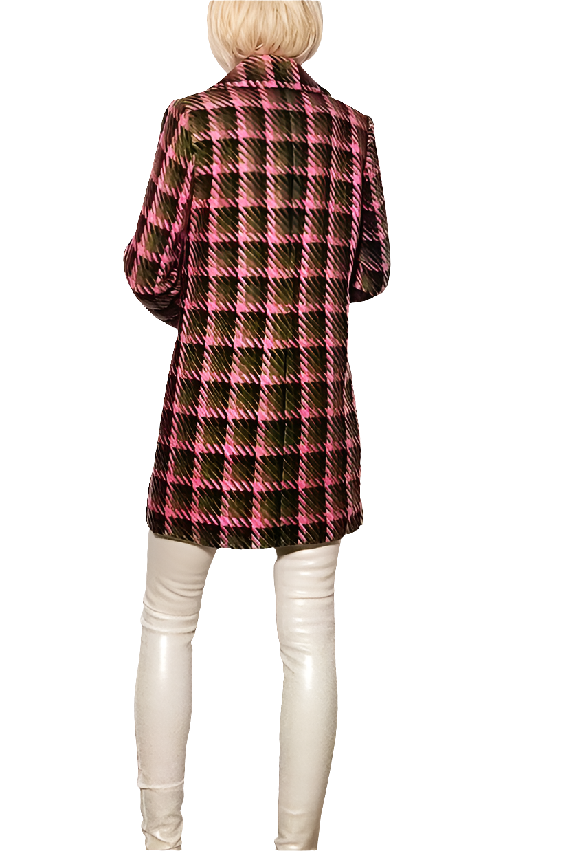 Naf Naf Abrigo de Cuadros