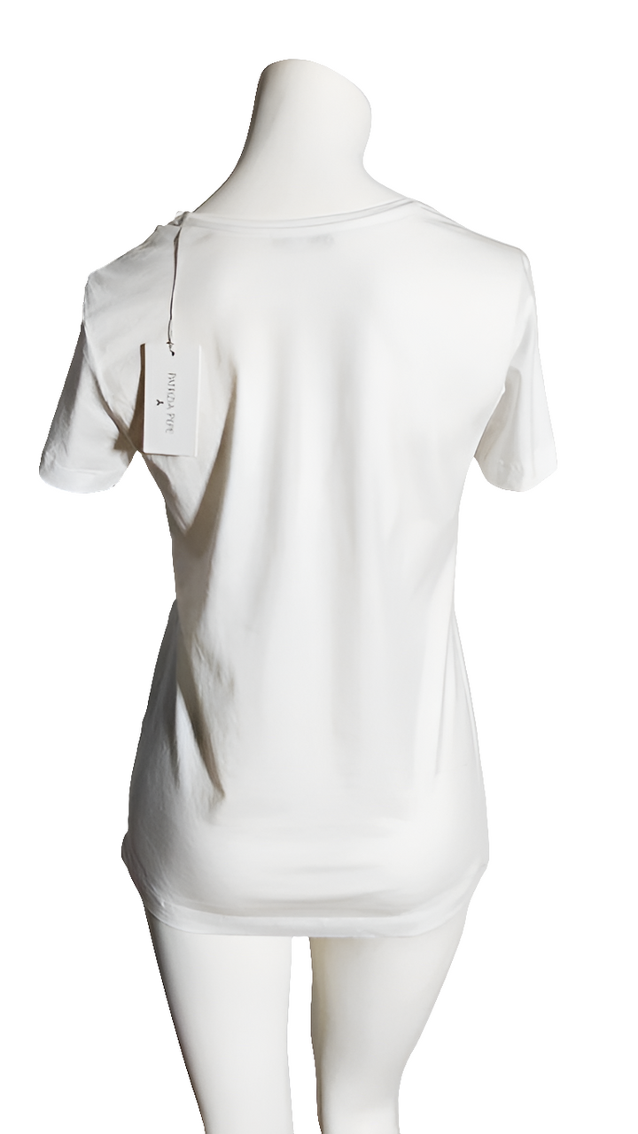 Patrizia Pepe Camiseta blanca  manga corta Patrizia Pepe