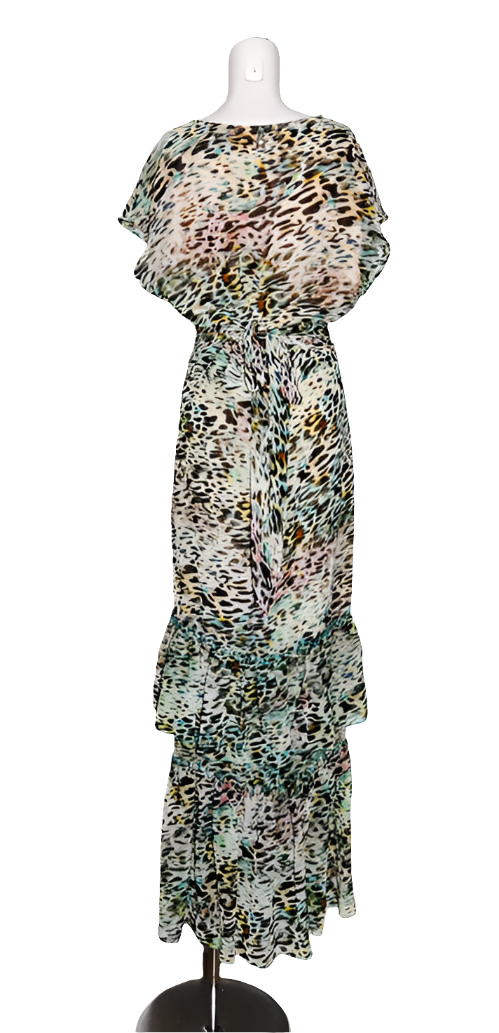 Liu Jo Vestido Largo Animal Print