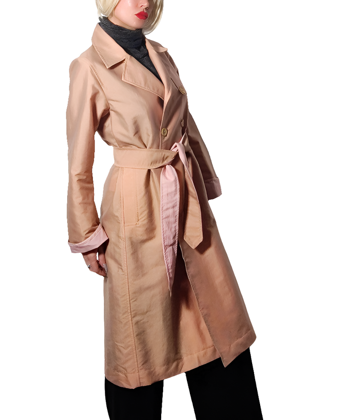 Xandres Gabardina trench diseño amplio