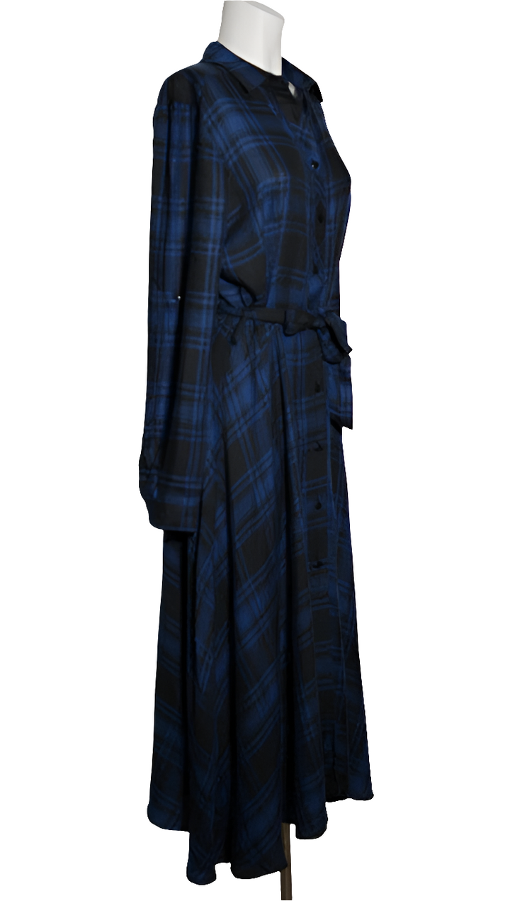 Please Vestido Camisero a Cuadros