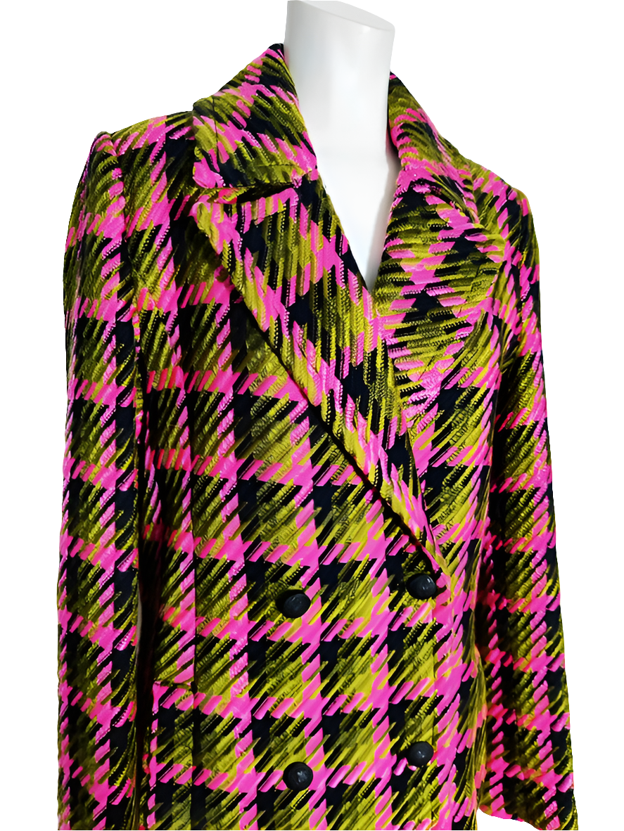 Naf Naf Abrigo de Cuadros