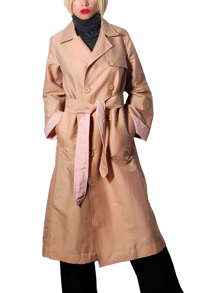 Xandres Gabardina trench diseño amplio