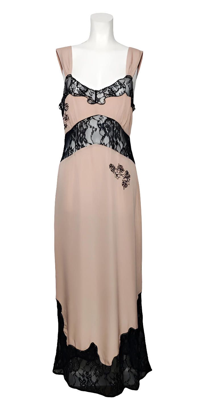 Topshop Vestido Lencero de Encaje