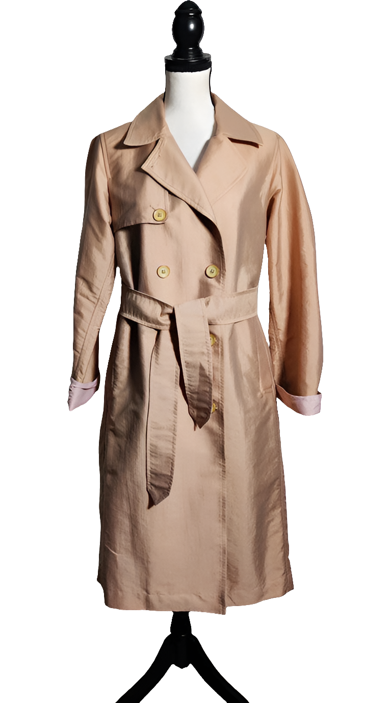 Xandres Gabardina trench diseño amplio