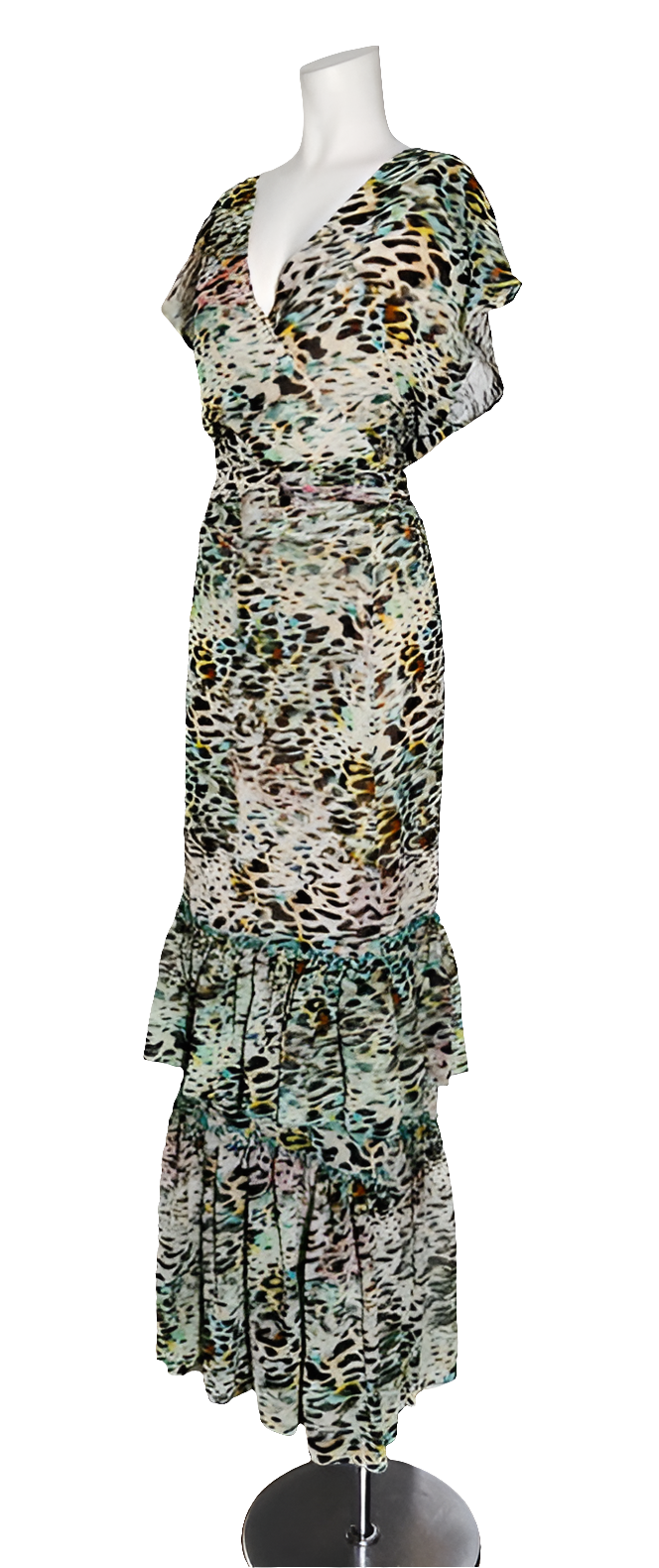 Liu Jo Vestido Largo Animal Print