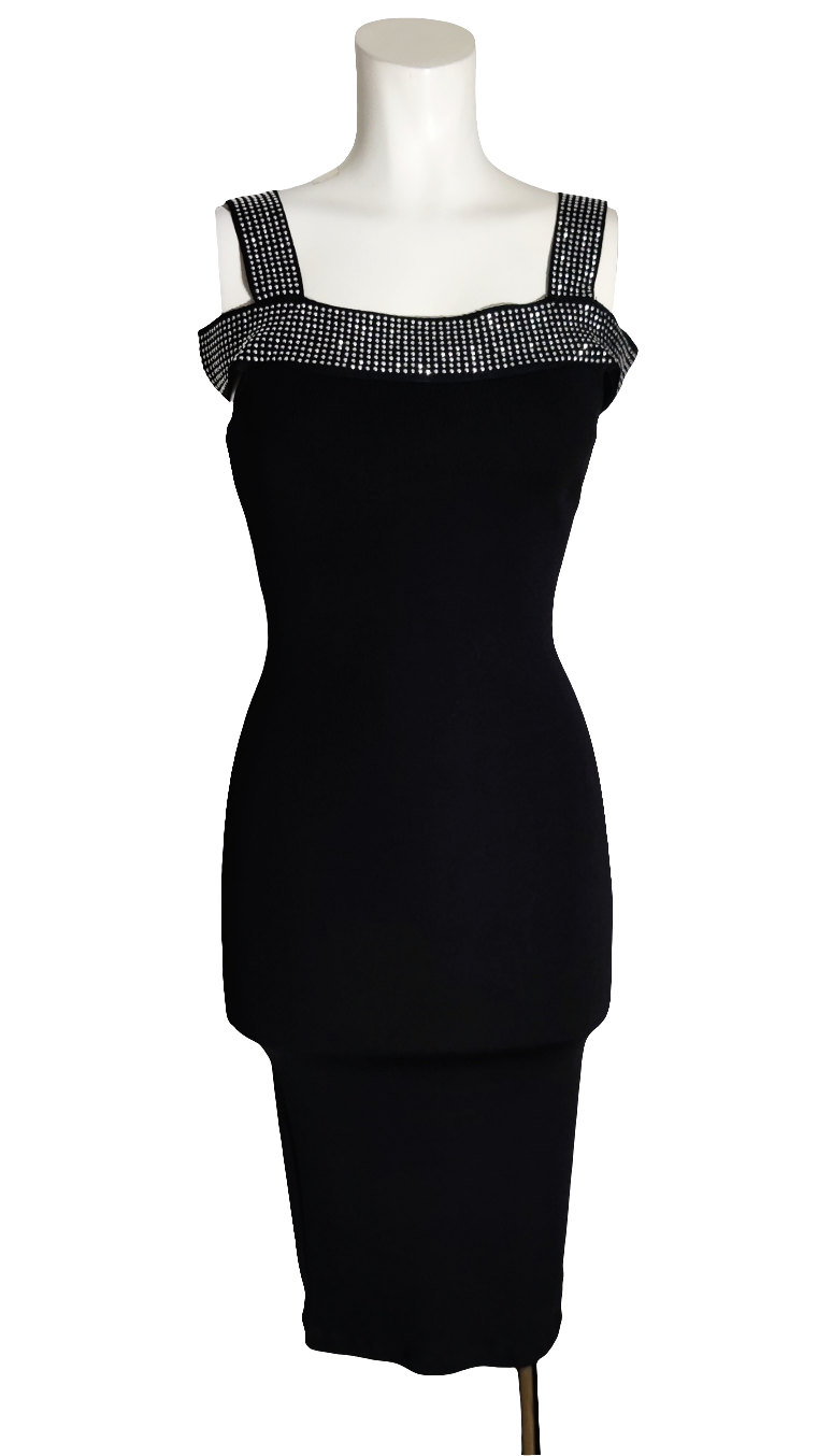 Mexton Vestido Detalles Plateados