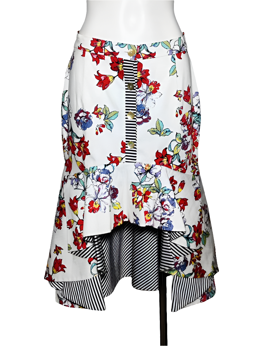 El Armario de Lulú Falda asimétrica floral