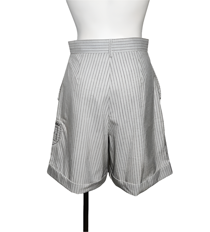 Gil Santucci Pantalon Corto con Sello Italiano