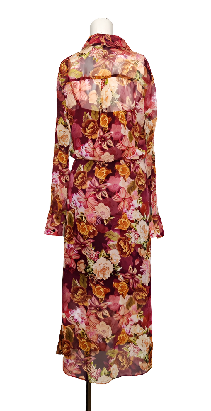 Guess Eco Vestido Lama Floral