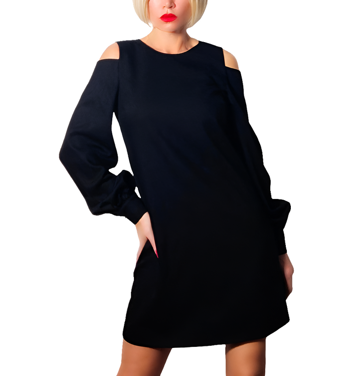 Pinko Vestido negro Cut Out