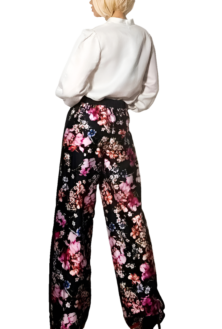 Liu Jo Pantalón Floral Raso