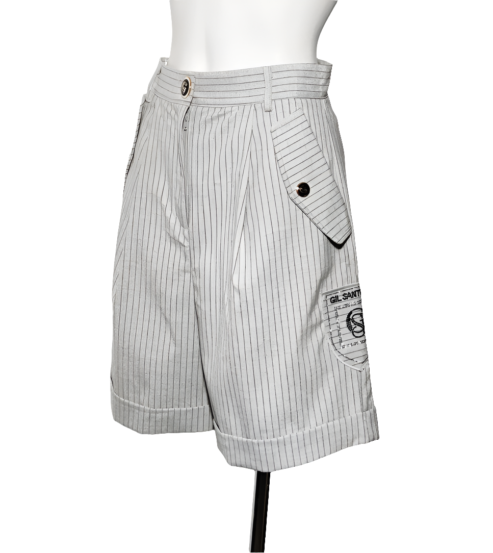 Gil Santucci Pantalon Corto con Sello Italiano