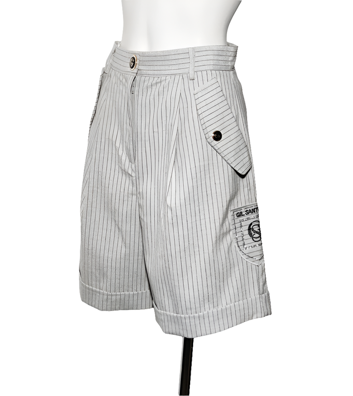 Gil Santucci Pantalon Corto con Sello Italiano