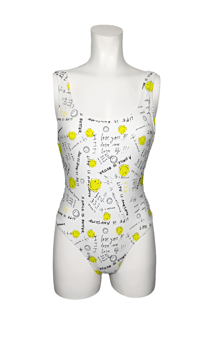 Desigual  Bañador Blanco Smiley