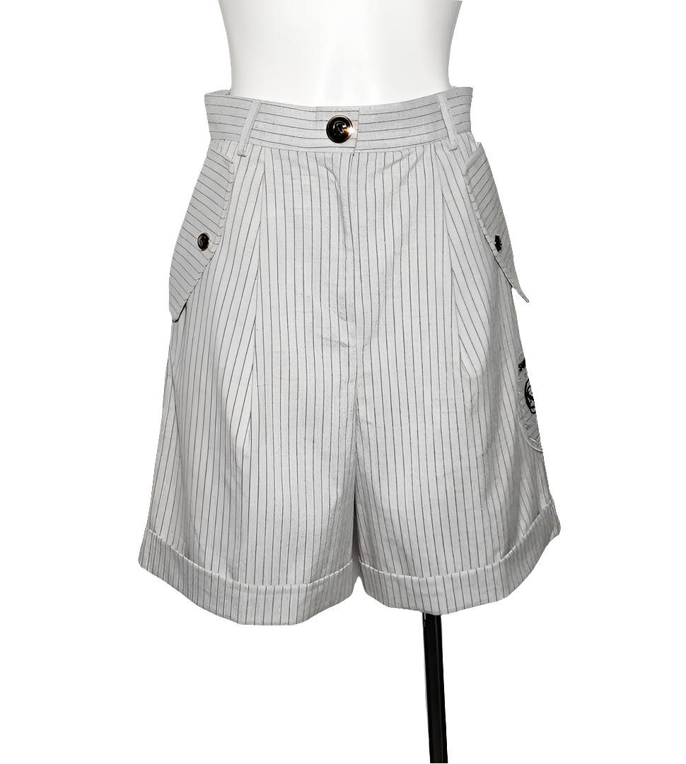 Gil Santucci Pantalon Corto con Sello Italiano