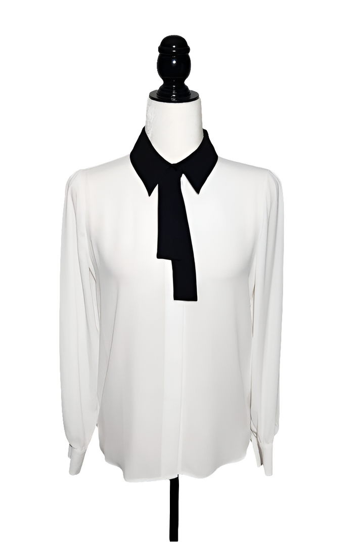 Liu Jo Camisa Blanca con Lazo