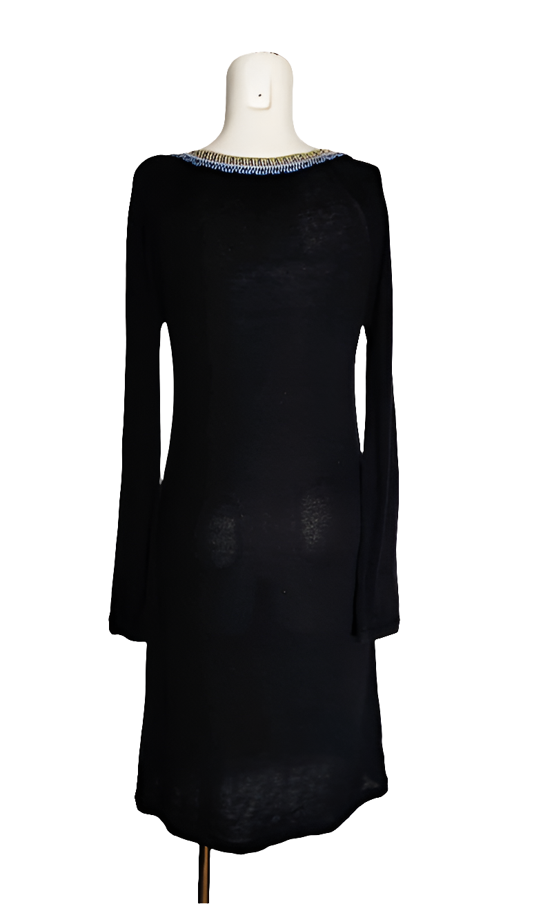 CUSTO Barcelona Vestido de Punto Charcoal