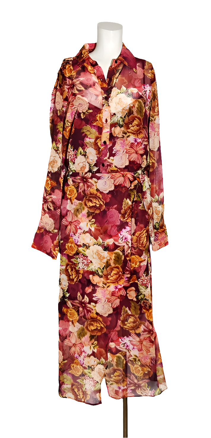 Guess Eco Vestido Lama Floral