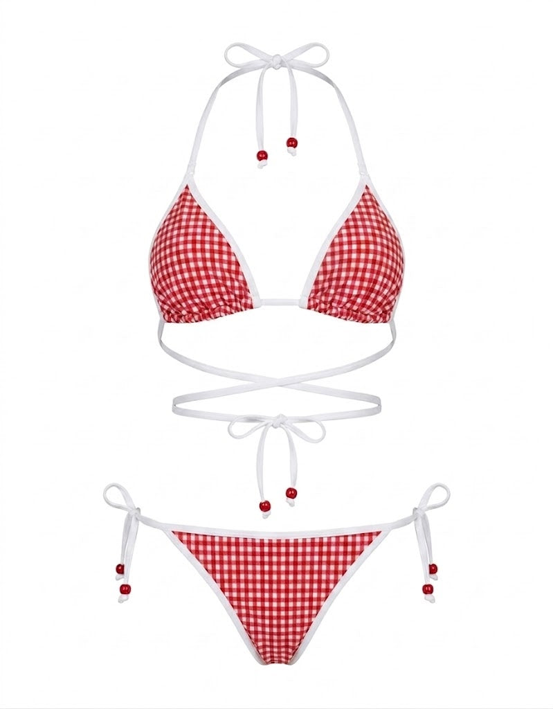 Twin Set Bikini Vichy Encanto Retro