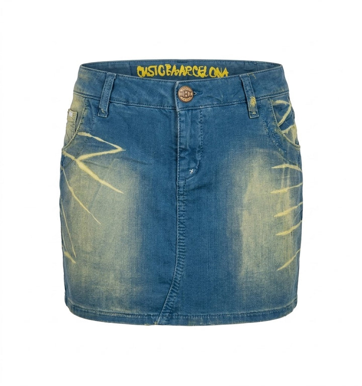 CUSTO Barcelona Minifalda Denim Y2K