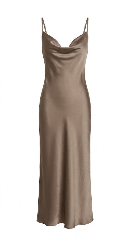 GUESS Vestido satén Slip dress