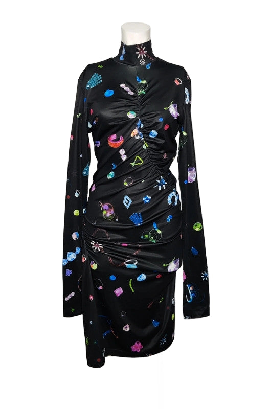 Bimba y LolaVestido Joyas Multicolor