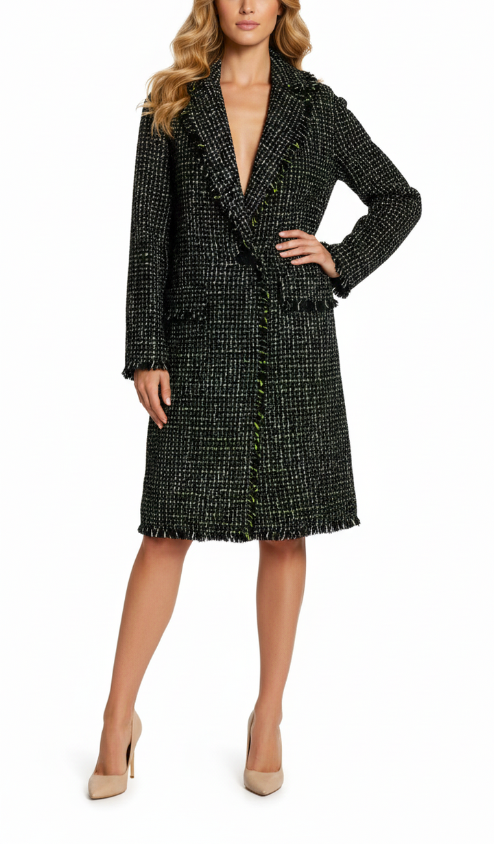 United Colors of Benetton Abrigo de Tweed