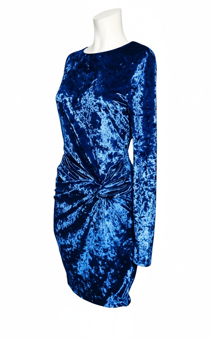 Guess Vestido de Terciopelo Azul