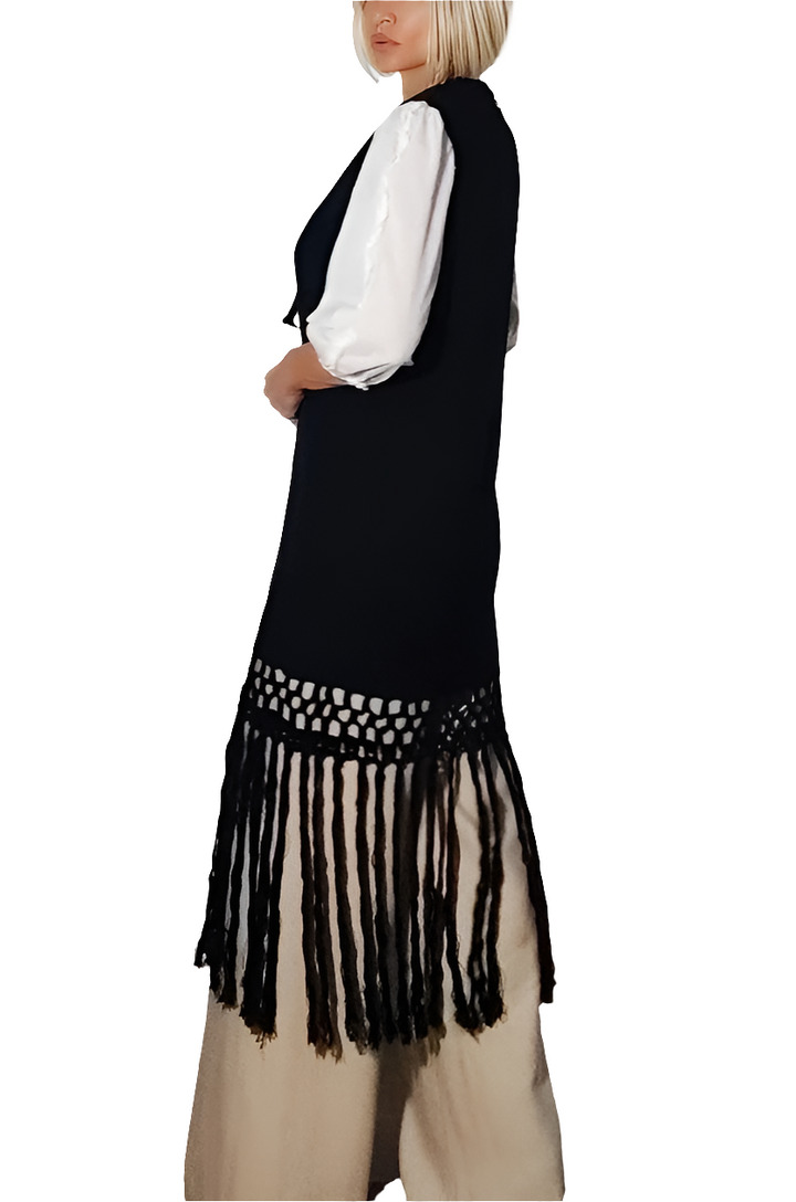 Twinset Chaleco con Flecos