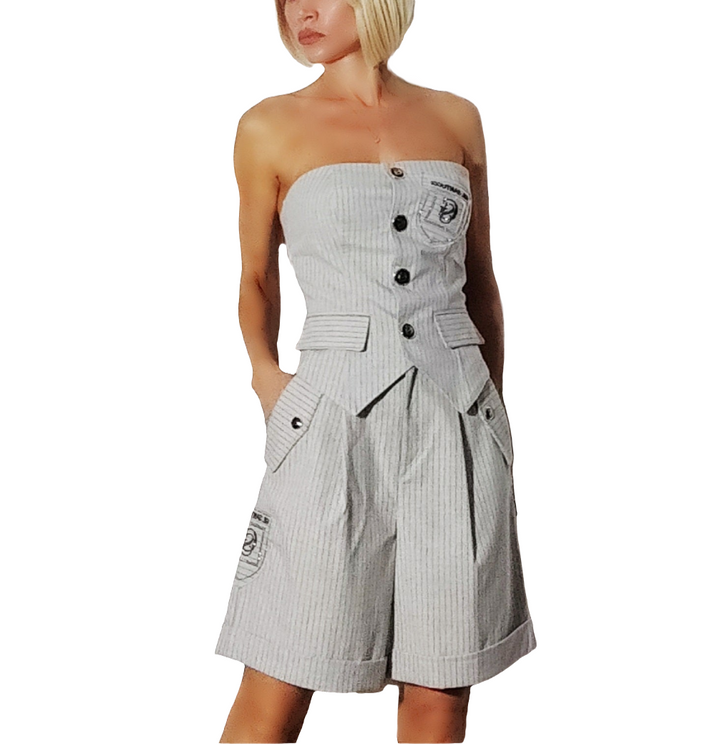 Gil Santucci Pantalon Corto con Sello Italiano