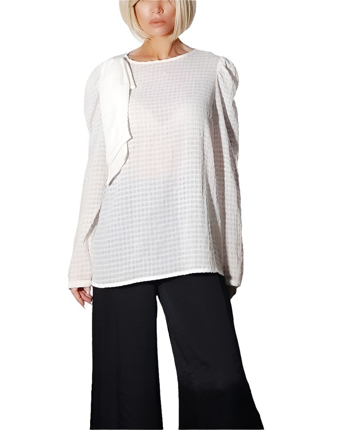 Almagores Blusa con Lazo