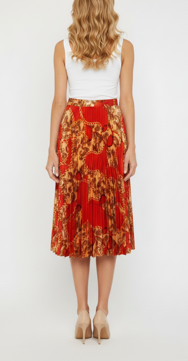 Marciano by Guess Falda Plisada Satinada