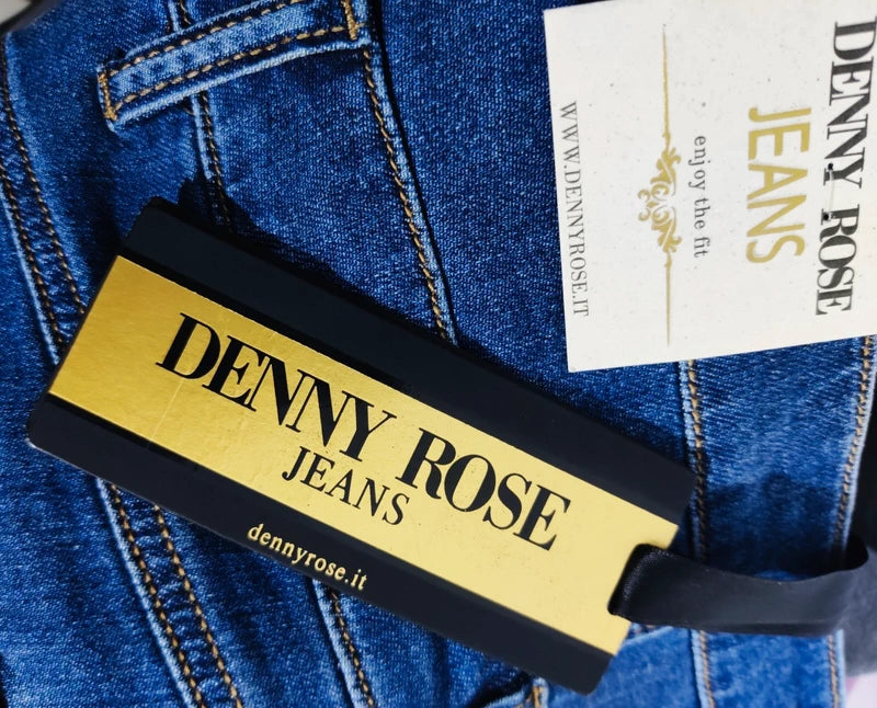 Denny Rose Jeans Flare de Tiro Alto