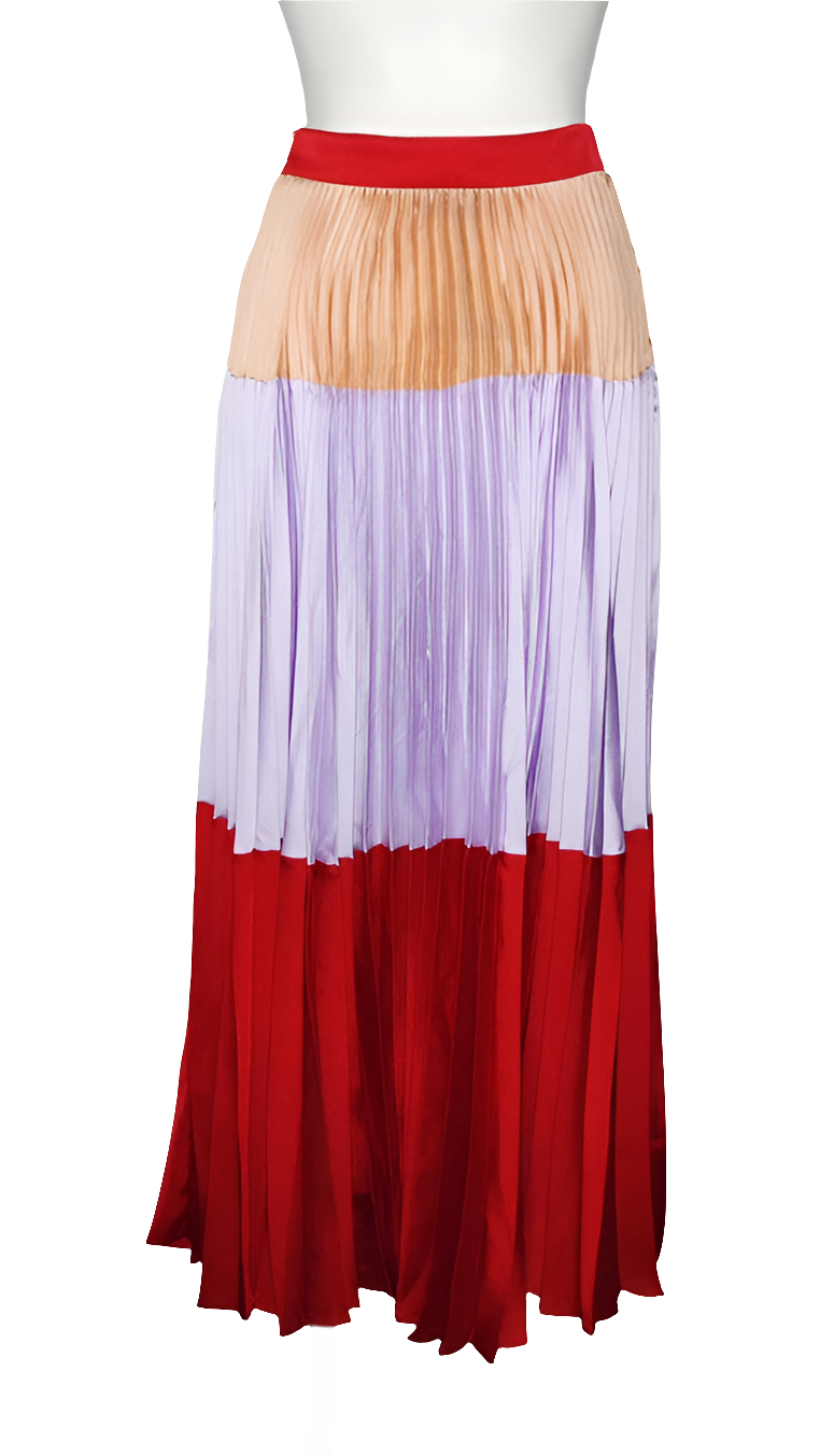 Twin Set Falda Plisada Multicolor