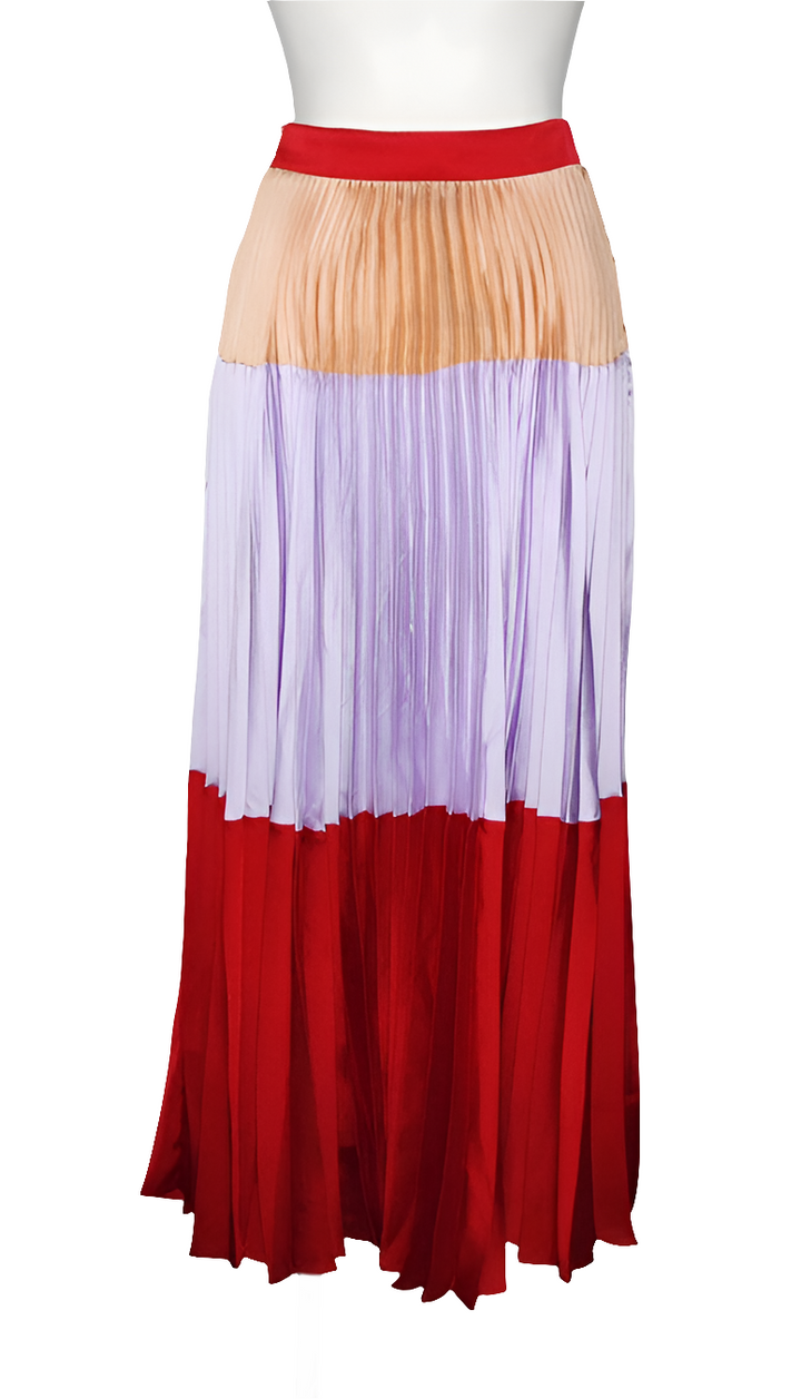 Twin Set Falda Plisada Multicolor