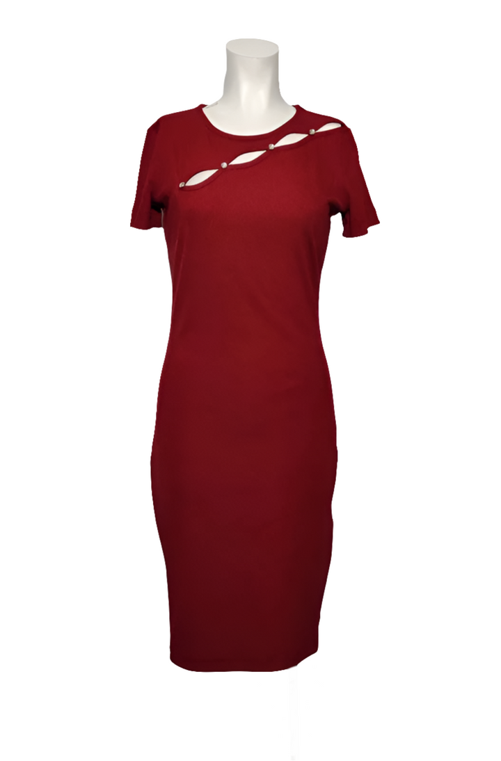 Guess Guendalina Vestido Burdeos