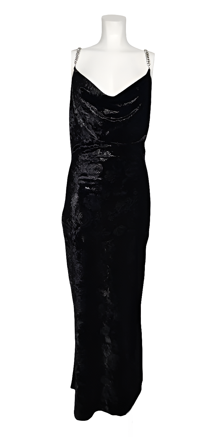 Guess Vestido Terciopelo Floral