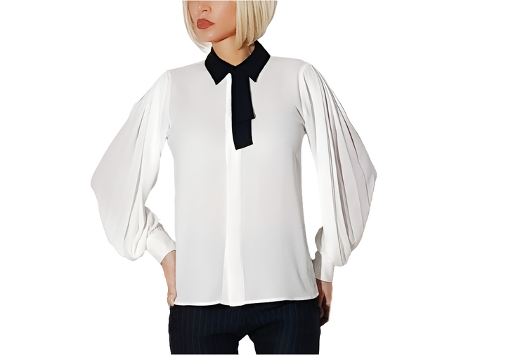 Liu Jo Camisa Blanca con Lazo