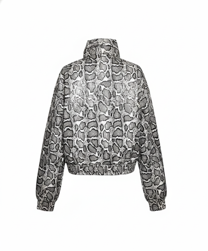 Calvin Klein Jeans  Chaqueta Reversible Snake Print / Negro (Cropped)