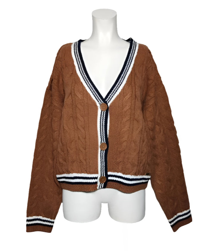 Cardigan Guess Marrón Trenzas