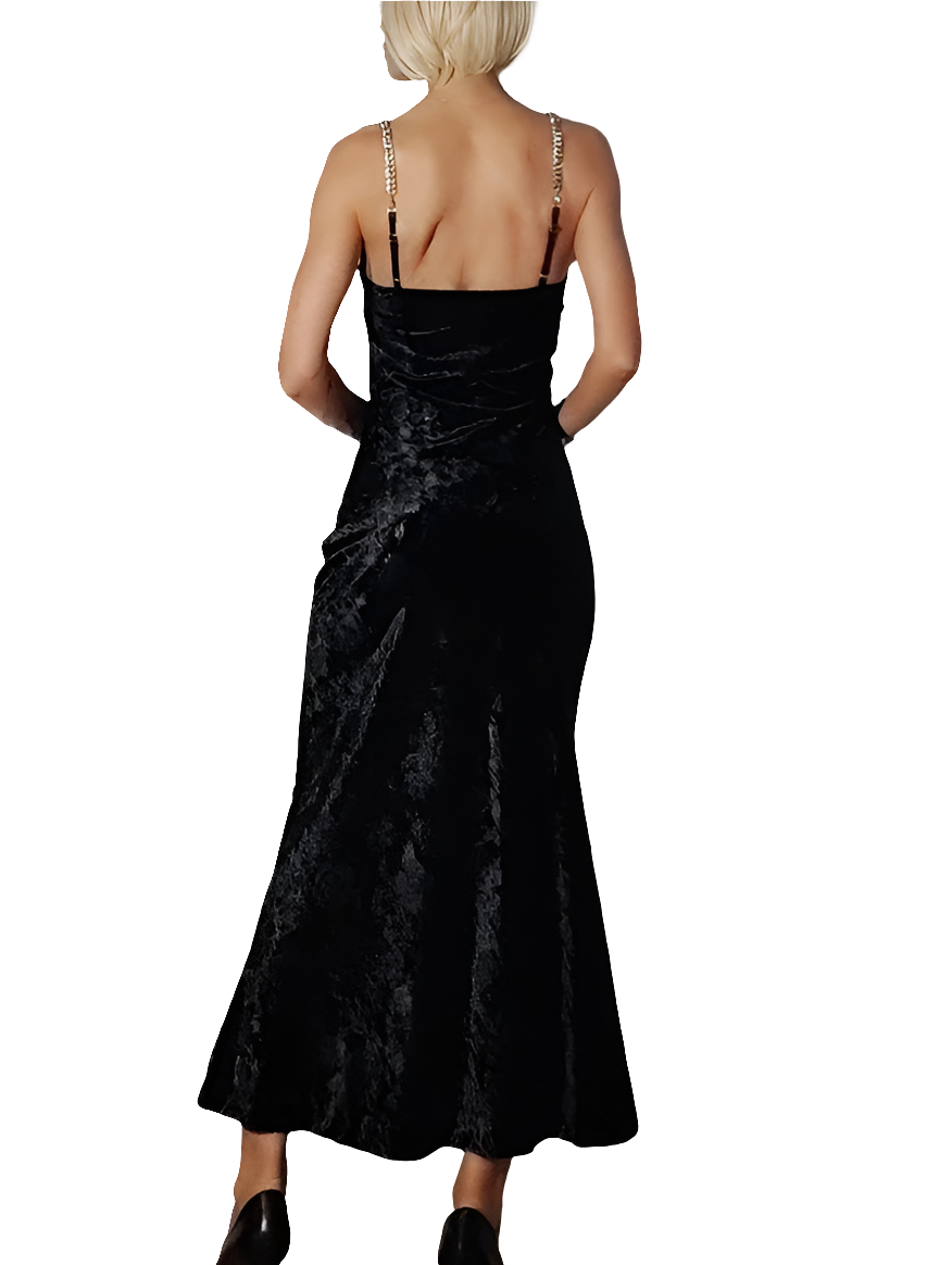 Guess Vestido Terciopelo Floral