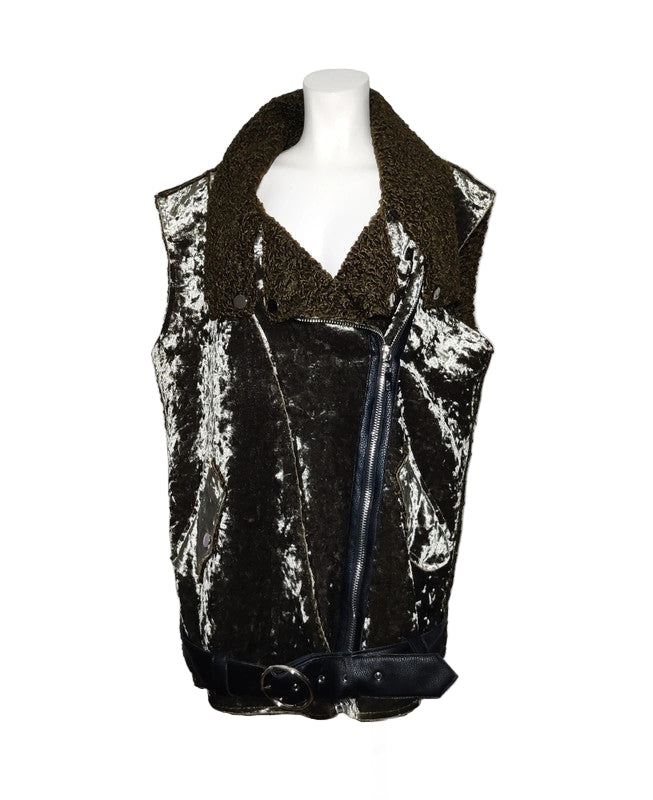 Fracomina Chaleco Terciopelo