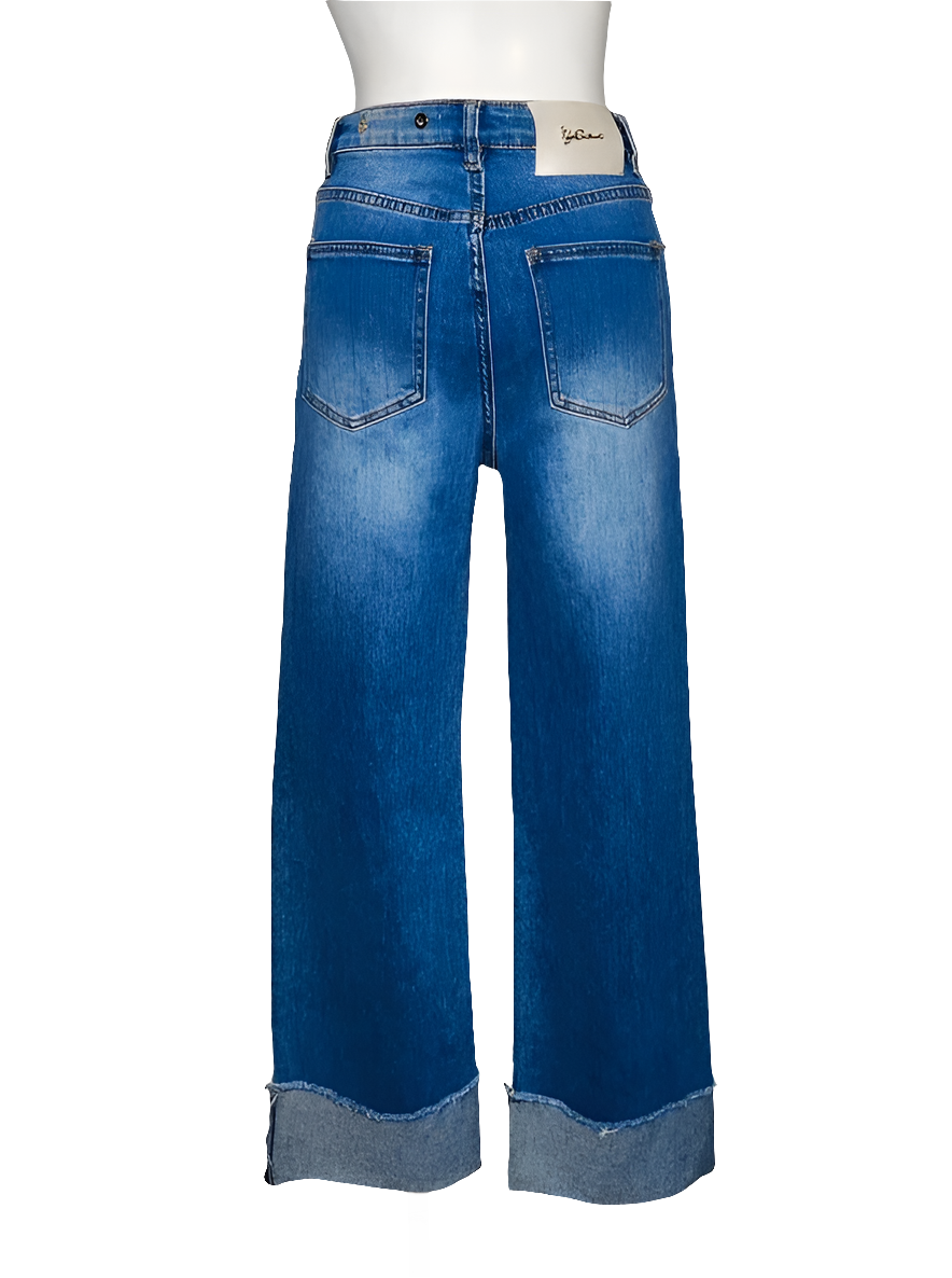 Gil Santucci Jeans Rectos con Cadena