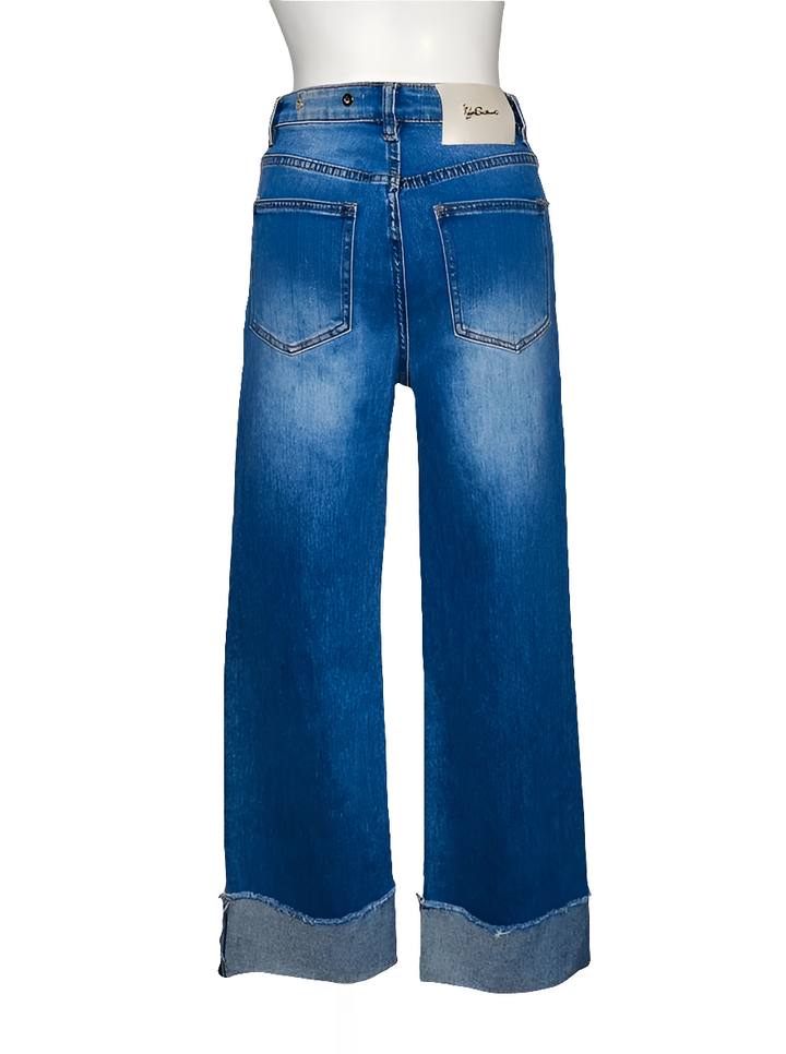 Gil Santucci Jeans Rectos con Cadena