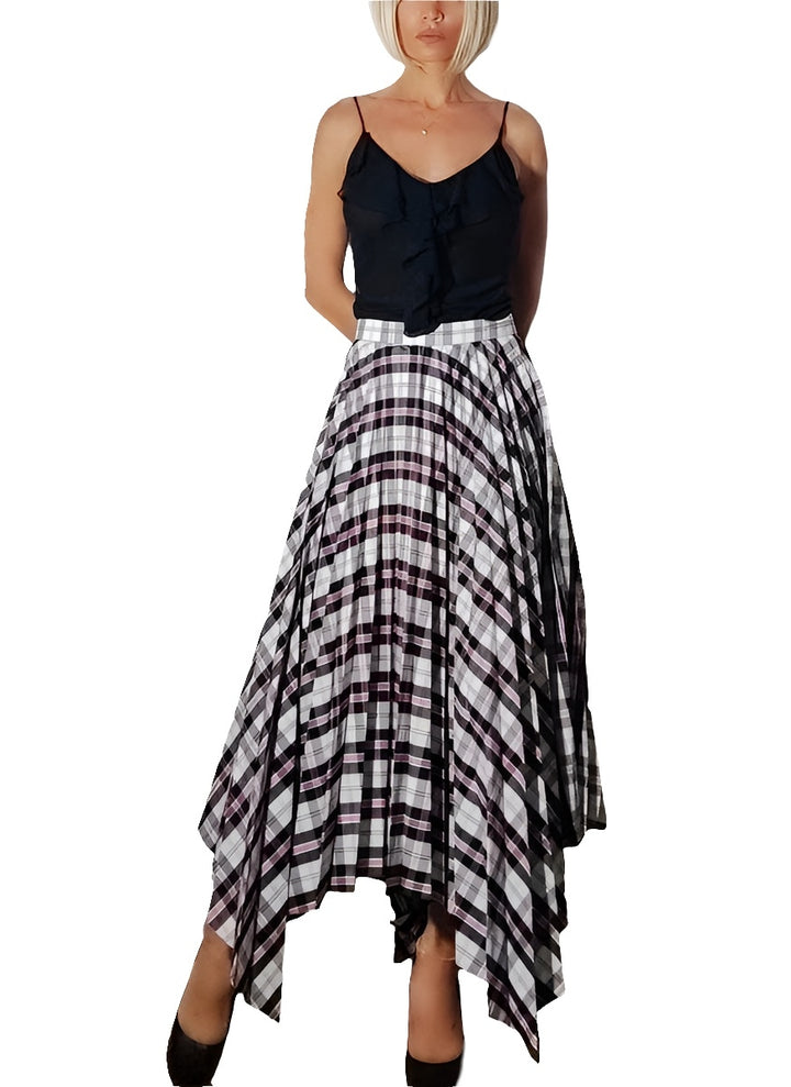 Twinset Falda Plisada Asimétrica