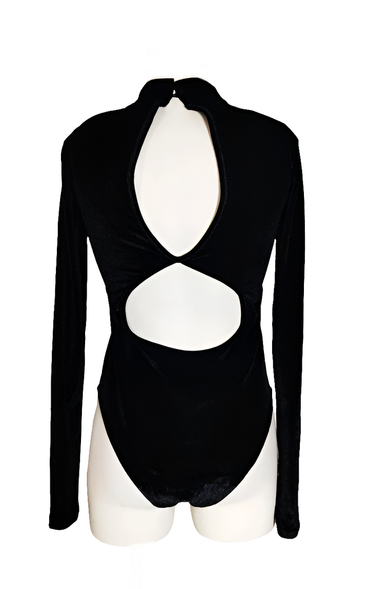 Undiz Body Terciopelo Espalda Abierta
