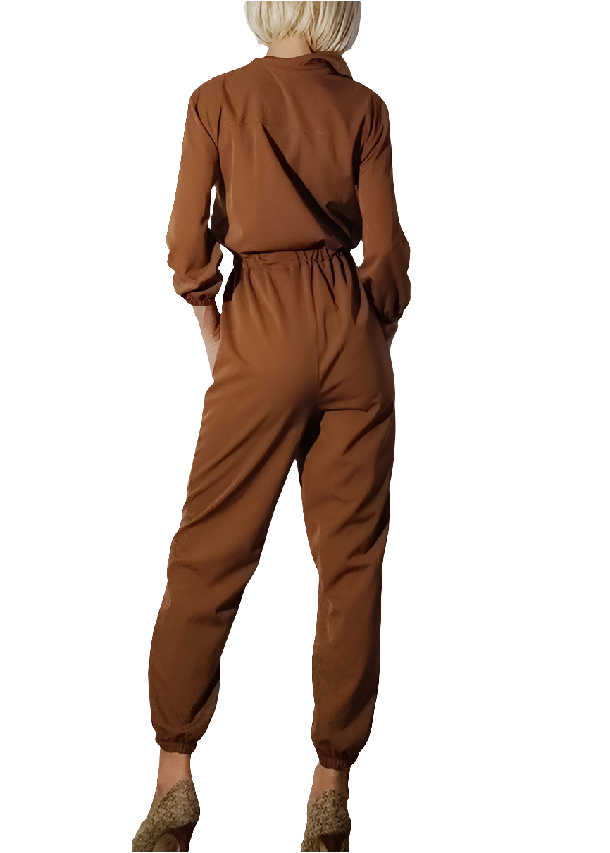 Renascimento Mono Una Pieza Marrón